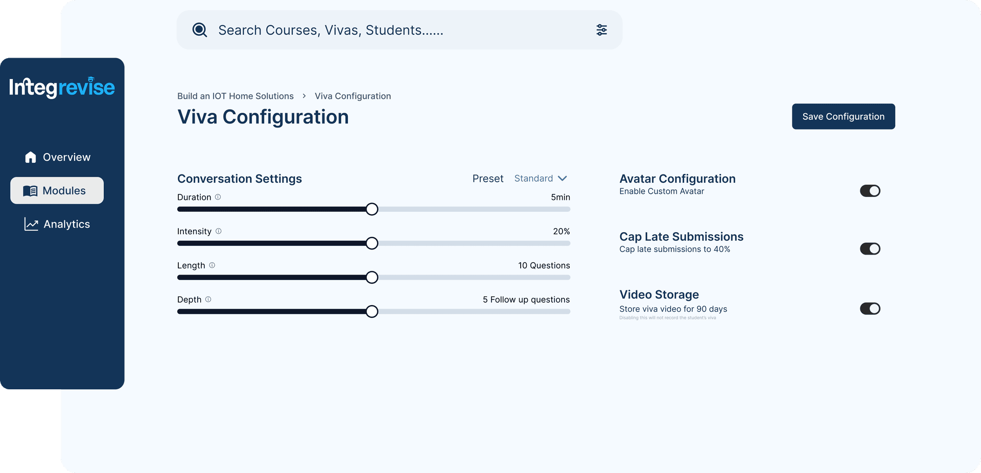 Security and compliance dashboard